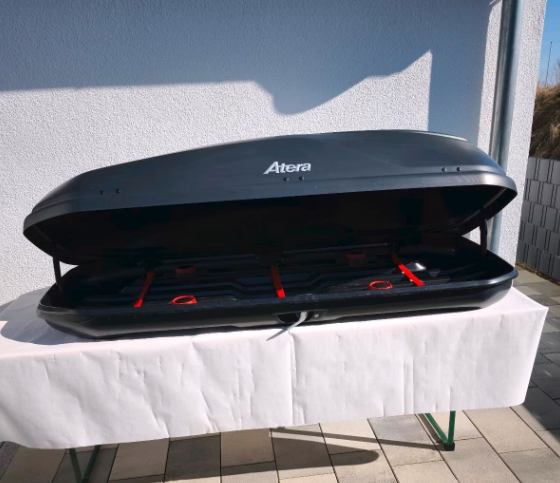 Dachbox Atera 420 L inklusive Dachträger mieten in Denkingen